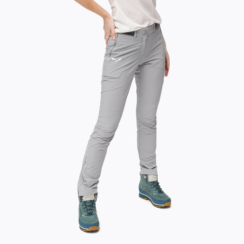 Women's softshell trousers Salewa Pedroc 3 DST grey 00-0000026956
