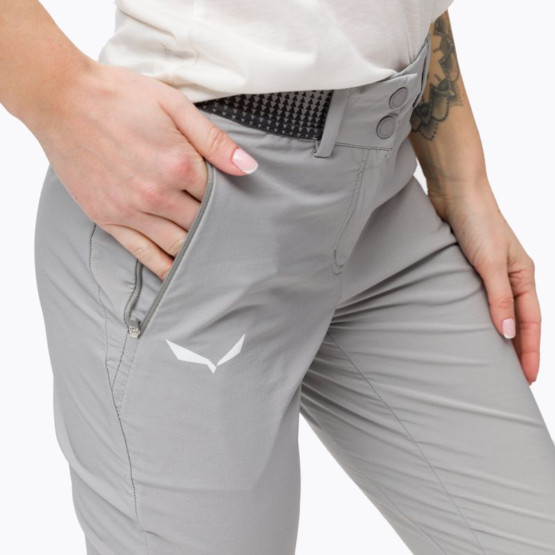 Women's softshell trousers Salewa Pedroc 3 DST grey 00-0000026956 4