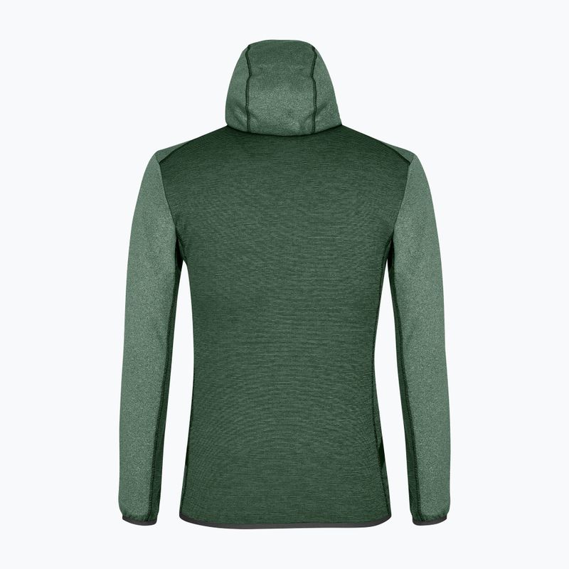 Salewa men's fleece sweatshirt Puez Melange PL FZ Hoody green 00-0000027386 3