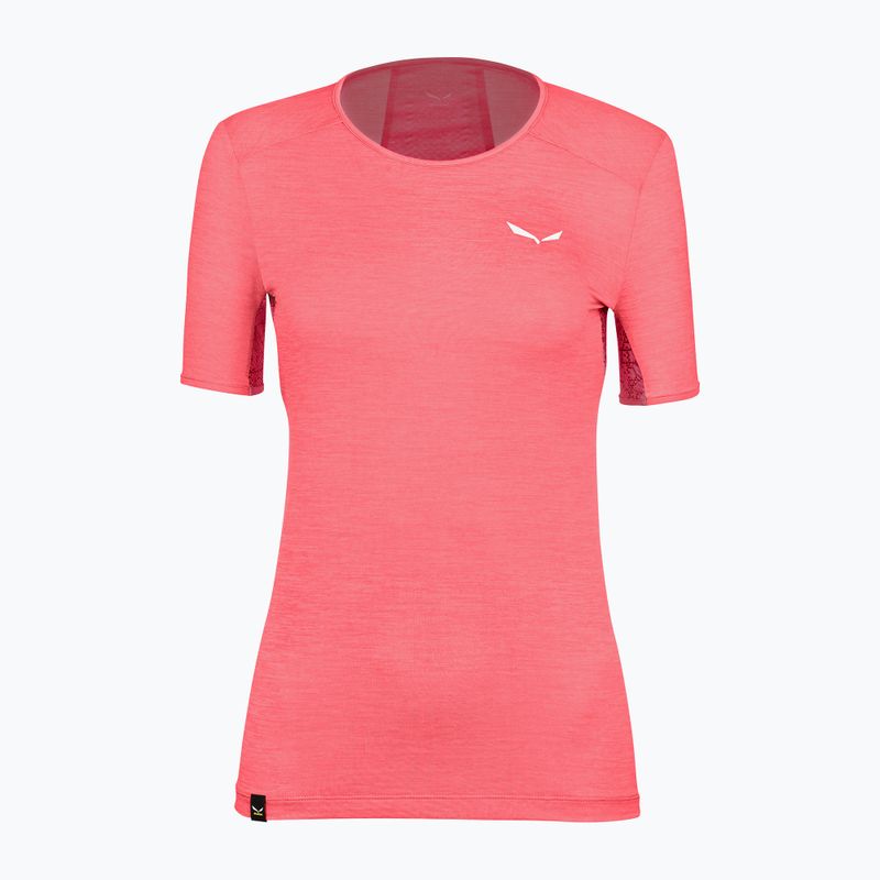 Salewa Puez Graphic 2 Dry women's trekking shirt pink 00-0000027400