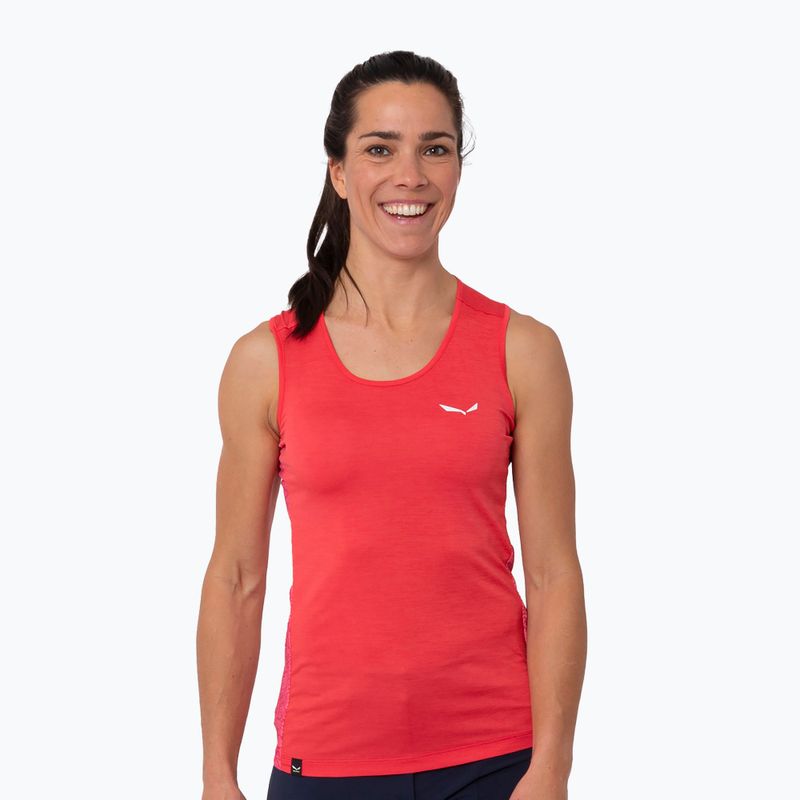 Salewa women's trekking shirt Puez Graphic Dry Tank pink 00-0000027482 2