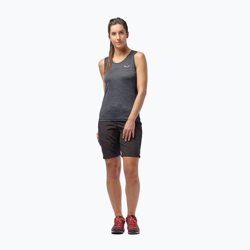 Women's trekking T-shirt Salewa Puez Graphic Dry Tank grey 00-0000027482 2