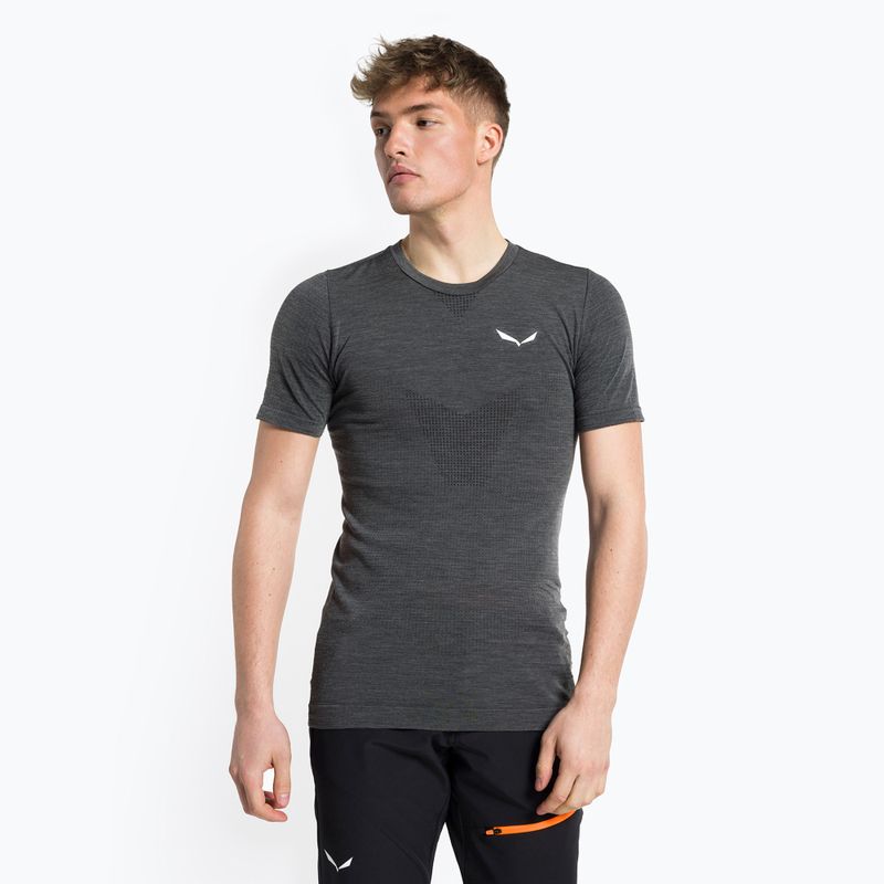 Men's trekking shirt Salewa Pedroc AMR grey 00-0000028320