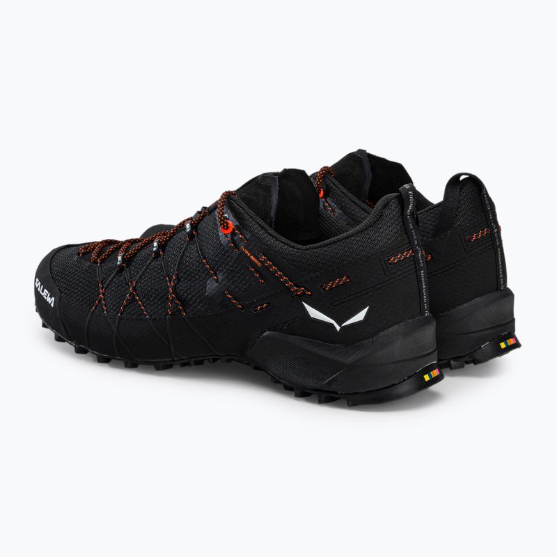 Men's Salewa Wildfire 2 approach shoe black/black 3