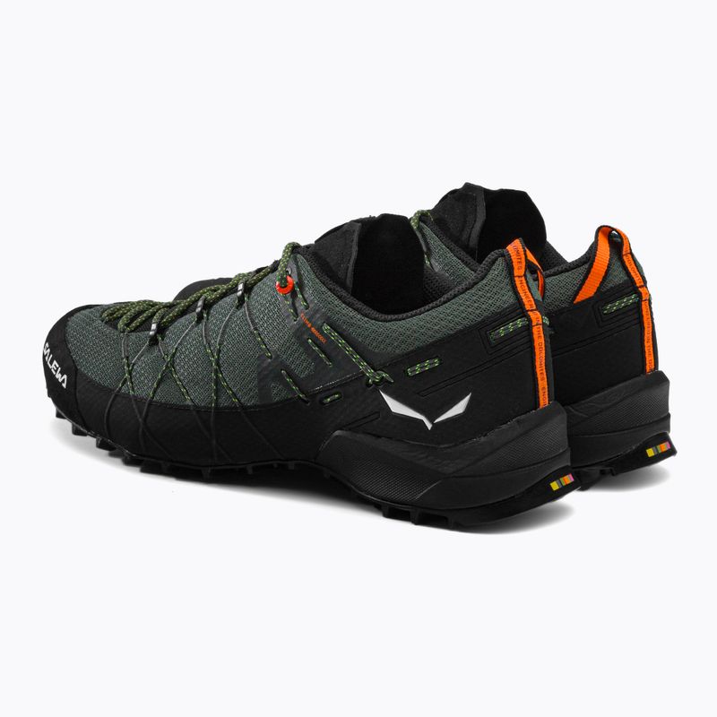 Salewa men's Wildfire 2 approach shoe black-green 00-0000061404 3