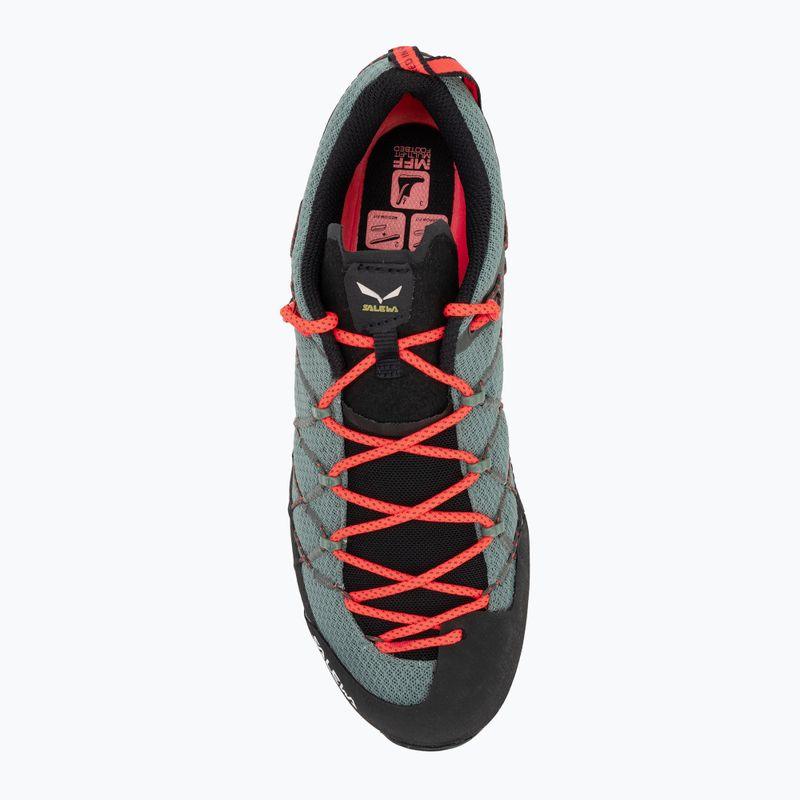 Salewa Wildfire 2 women's approach shoe duck green / black 5