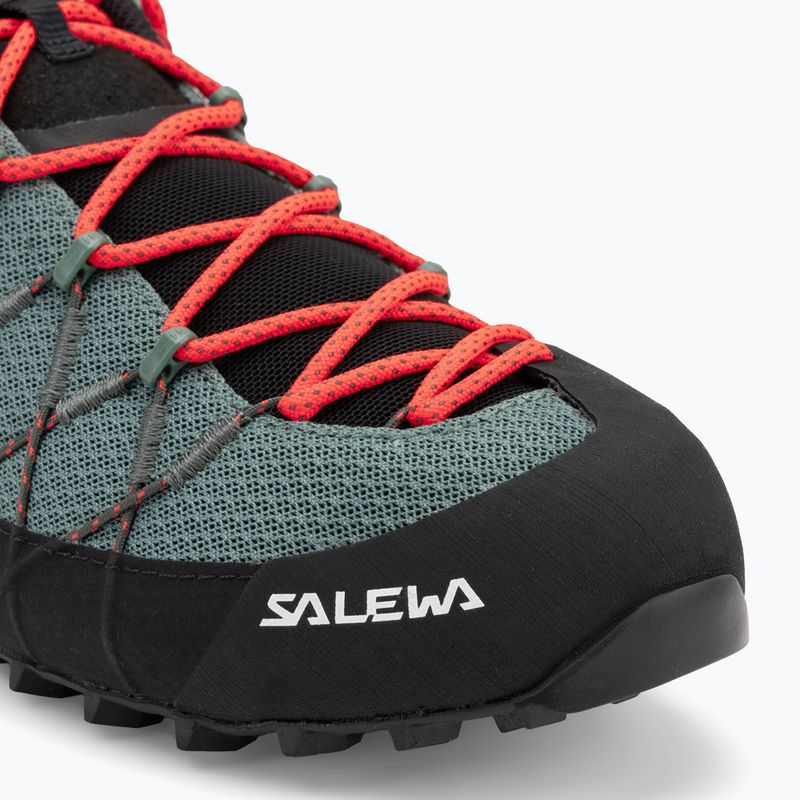 Salewa Wildfire 2 women's approach shoe duck green / black 7