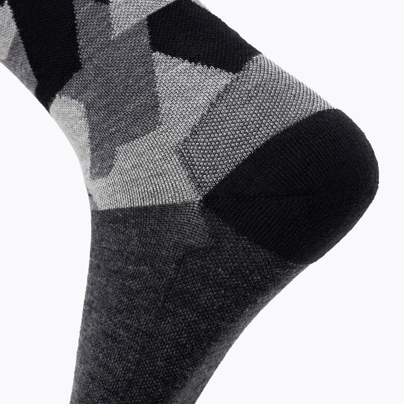 Women's trekking socks Salewa Pedroc Camo AM Crew black-grey 00-0000069038 3