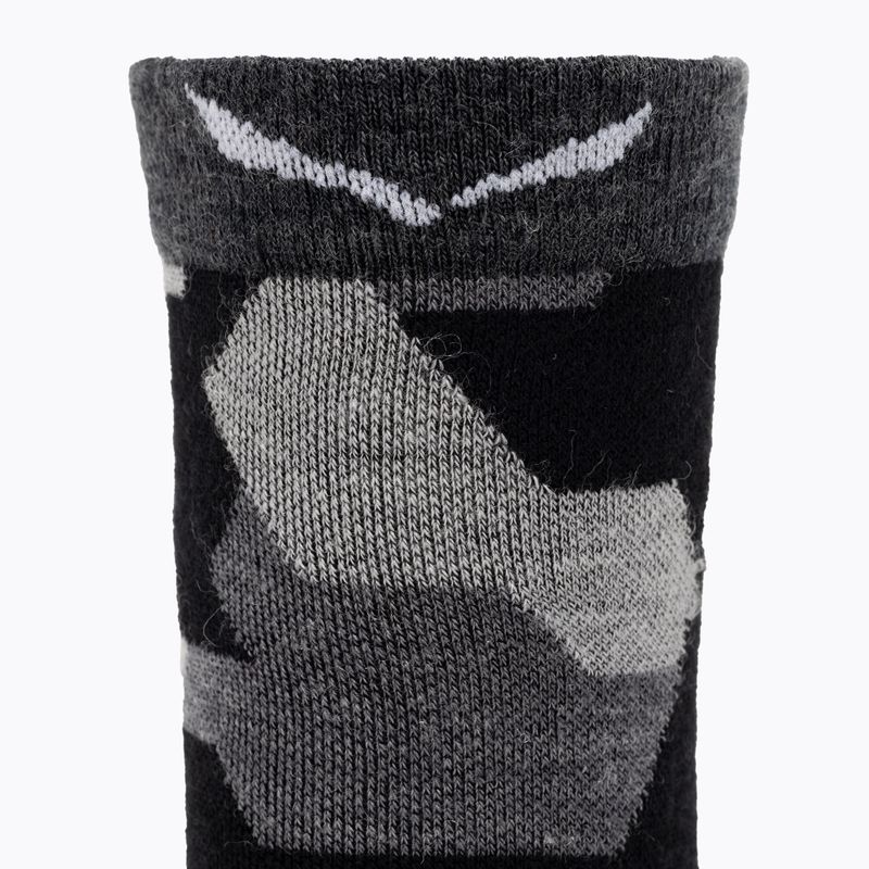 Women's trekking socks Salewa Pedroc Camo AM Crew black-grey 00-0000069038 4