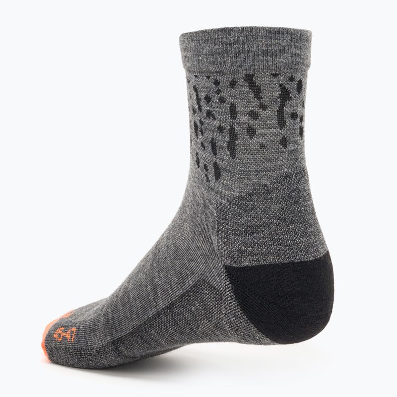 Men's trekking socks Salewa MTN TRN Sal. AM QRT grey-brown 00-0000069028 5