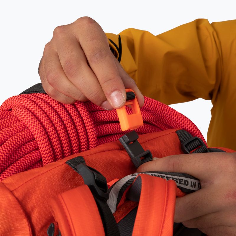 Salewa Ortles Guide 35 l climbing backpack red orange 6