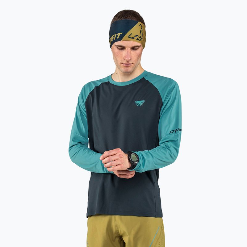 Men's DYNAFIT Alpine Pro blueberry/storm blue running longsleeve