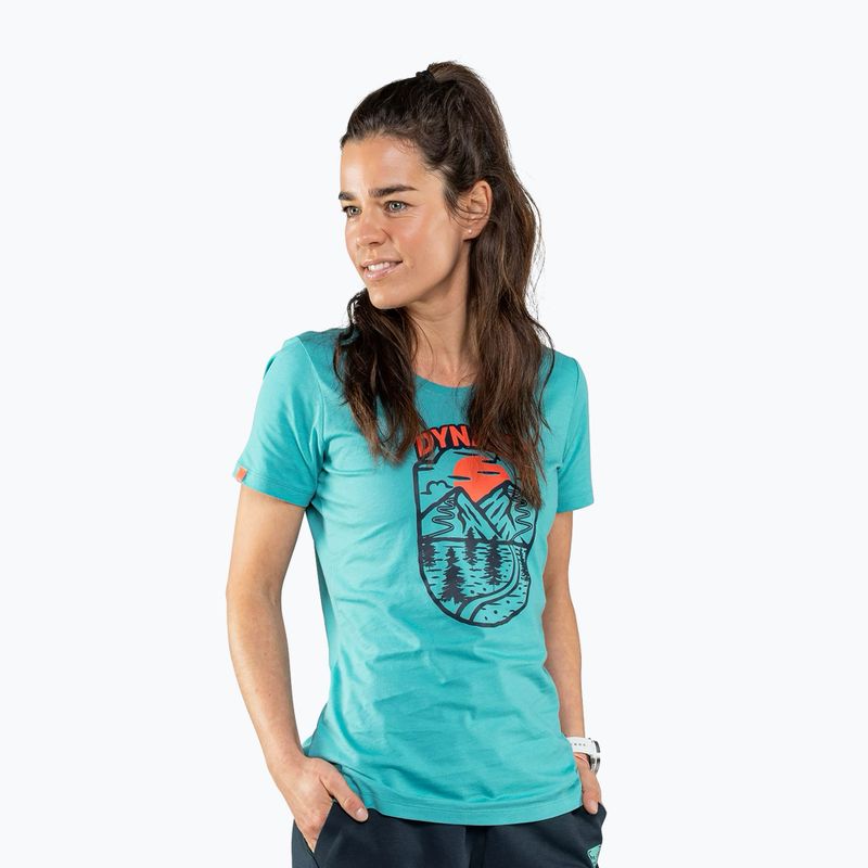 DYNAFIT Women's Graphic Co brittany blue/horizon T-shirt