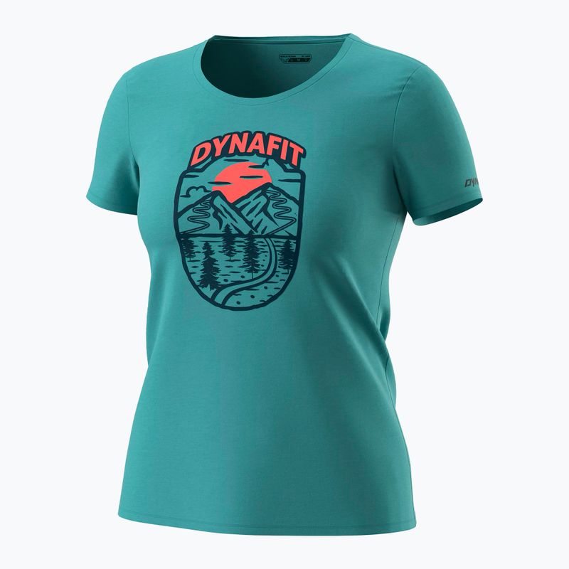 DYNAFIT Women's Graphic Co brittany blue/horizon T-shirt 3