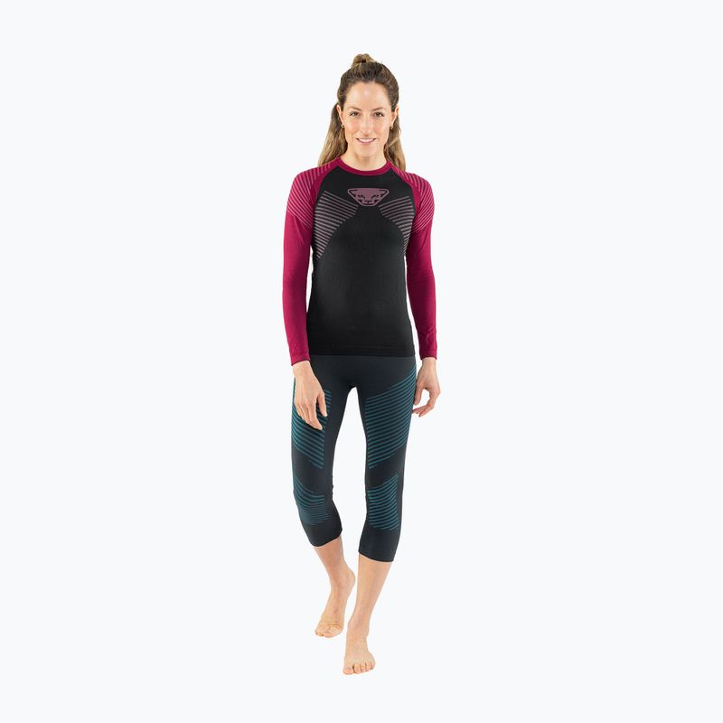 DYNAFIT Speed Dryarn LS women's thermal T-shirt black-red 08-0000071057 5