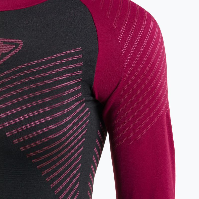DYNAFIT Speed Dryarn LS women's thermal T-shirt black-red 08-0000071057 3