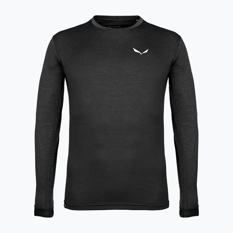 Men's trekking shirt Salewa Puez Melange Dry black out melange