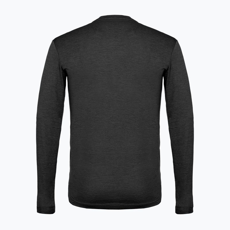 Men's trekking shirt Salewa Puez Melange Dry black out melange 2