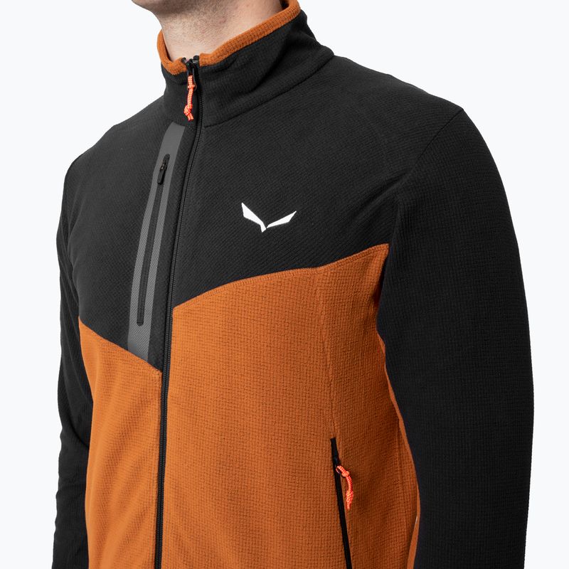 Men's Salewa Paganella EN fleece sweatshirt orange 27924 3