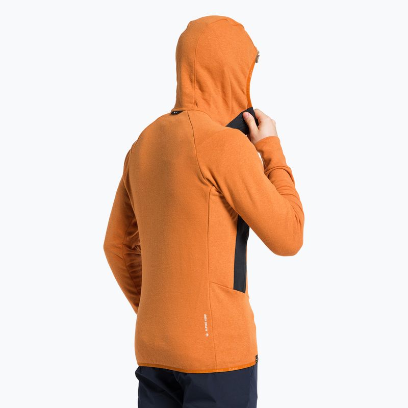 Salewa men's trekking sweatshirt Lavaredo Hemp Hooded orange 00-0000028237 3