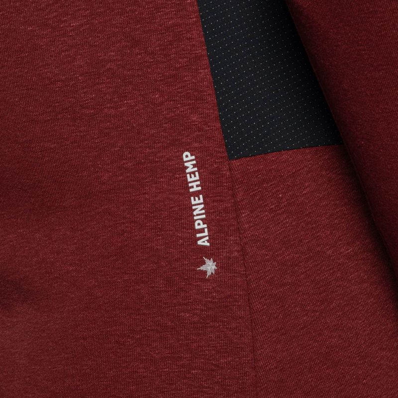 Salewa women's trekking sweatshirt Lavaredo Hemp Hooded red 00-0000028238 7