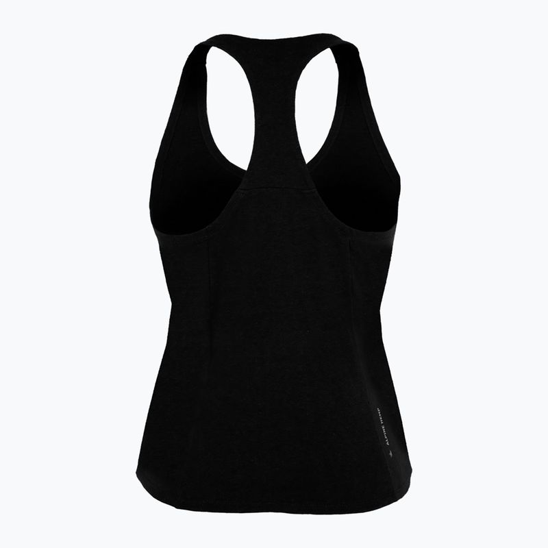 Salewa women's climbing shirt Lavaredo Hemp Crop Tank black 00-0000028369 2