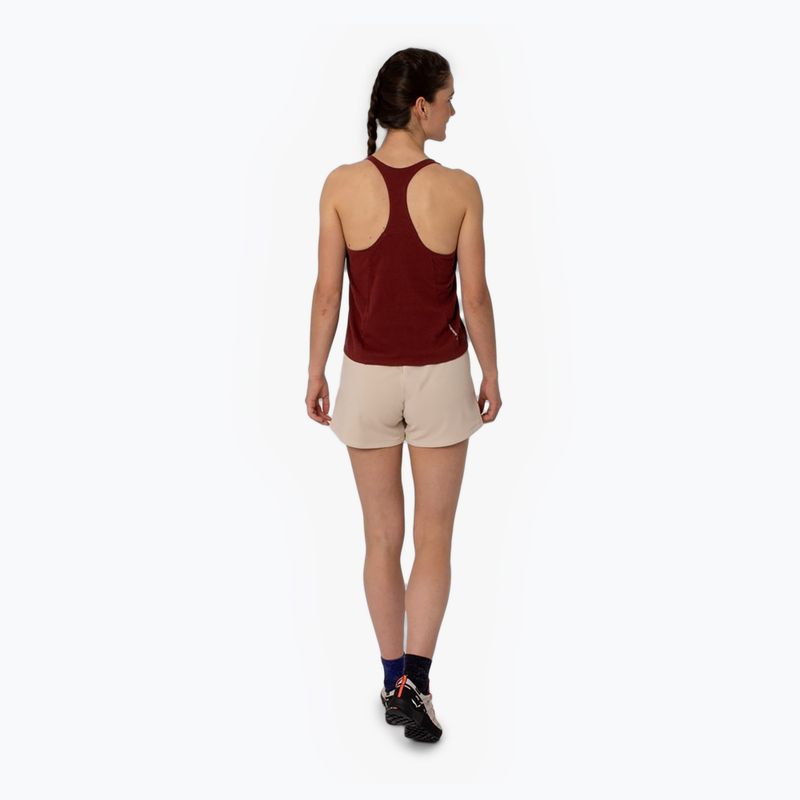 Salewa women's climbing shirt Lavaredo Hemp Crop Tank red 00-0000028369 2