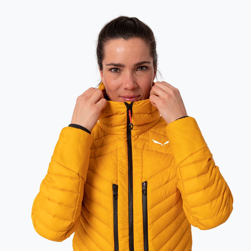 Salewa women's down jacket Ortles Hyb Rds Dwn gold 4