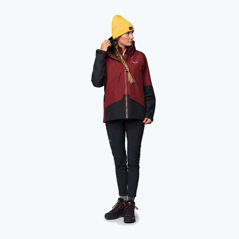 Salewa Puez GTX 2L women's rain jacket red 00-0000028506