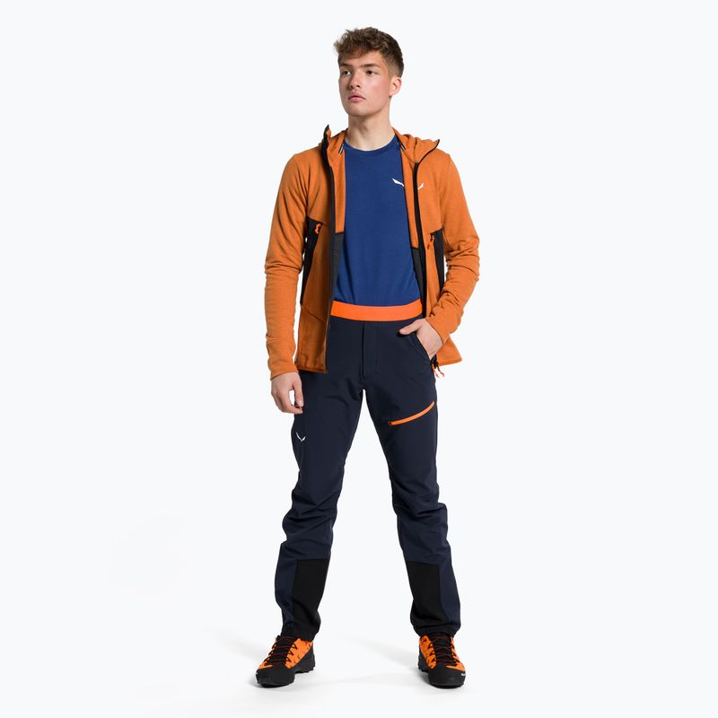 Salewa men's softshell trousers Sella DST Lights navy blue 00-0000028474 2