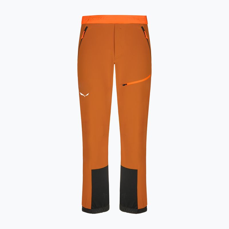 Salewa men's softshell trousers Sella DST Lights orange 00-0000028474 5