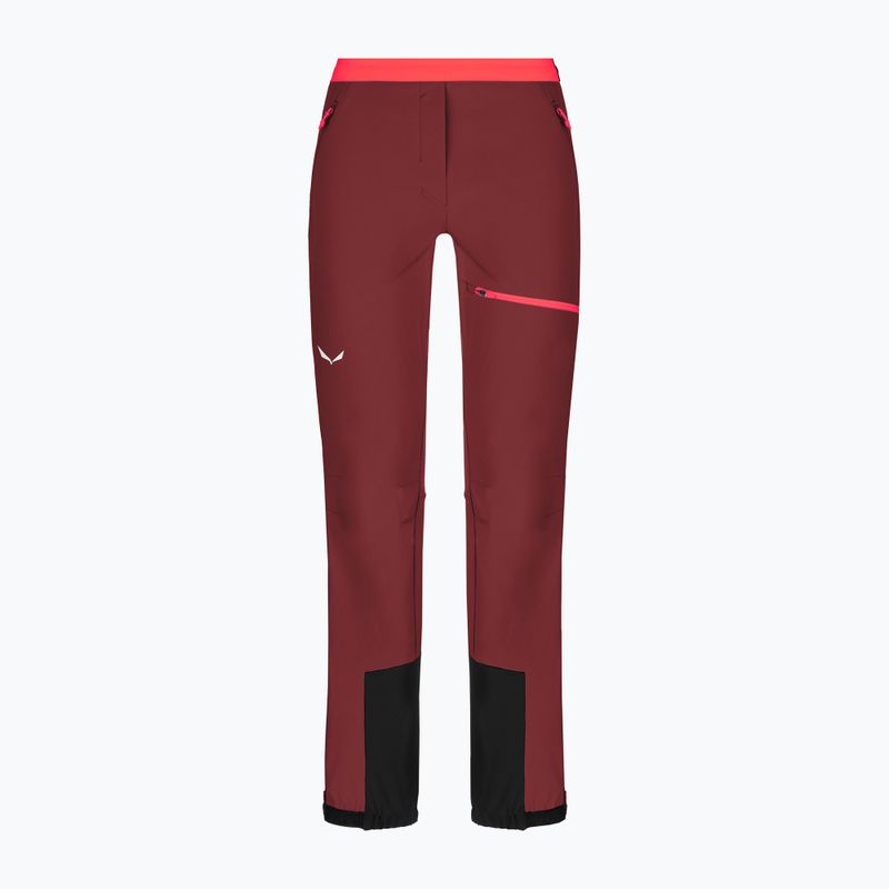 Salewa women's softshell trousers Sella DST Lights red 00-0000028475 4