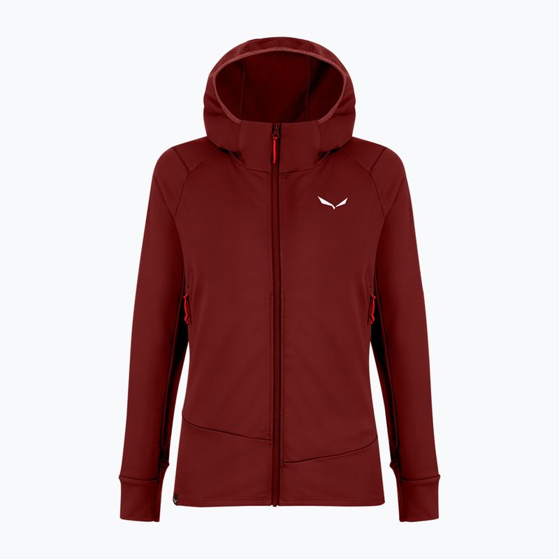 Salewa women's trekking sweatshirt Puez Polarlite Hooded red 00-0000028522 7