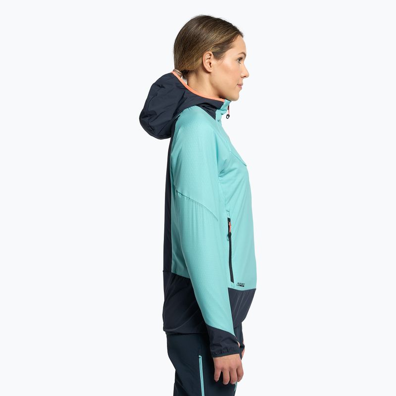 Women's DYNAFIT Mezzalama PTC Alpha skit jacket blue 08-0000071597 3