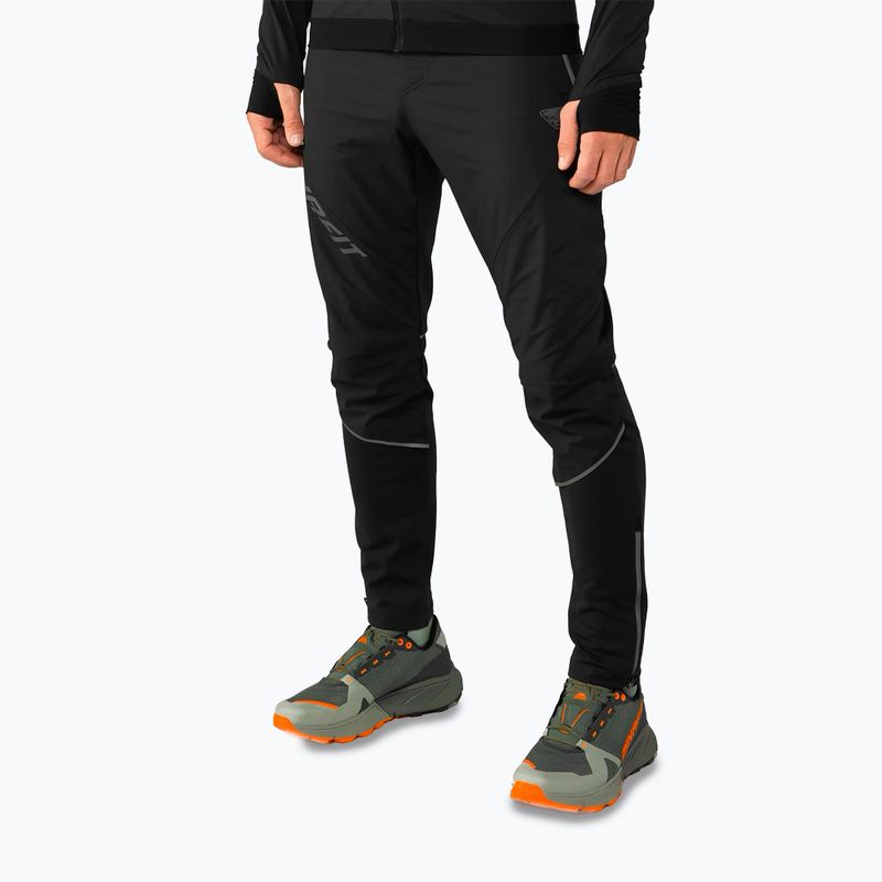 Men's DYNAFIT Alpine Hybrid black out magnet running trousers