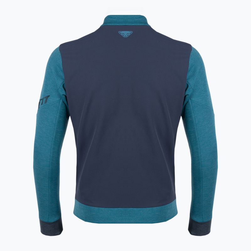 Men's DYNAFIT 24/7 PTC Varsity ski jacket mallard blue 4