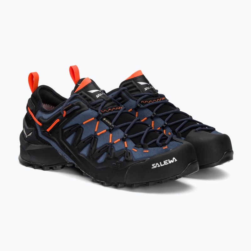 Salewa men's Wildfire Edge GTX approach shoe navy blue 00-0000061375 4