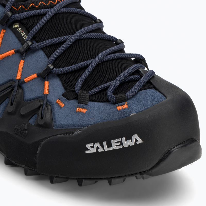 Salewa men's Wildfire Edge GTX approach shoe navy blue 00-0000061375 7