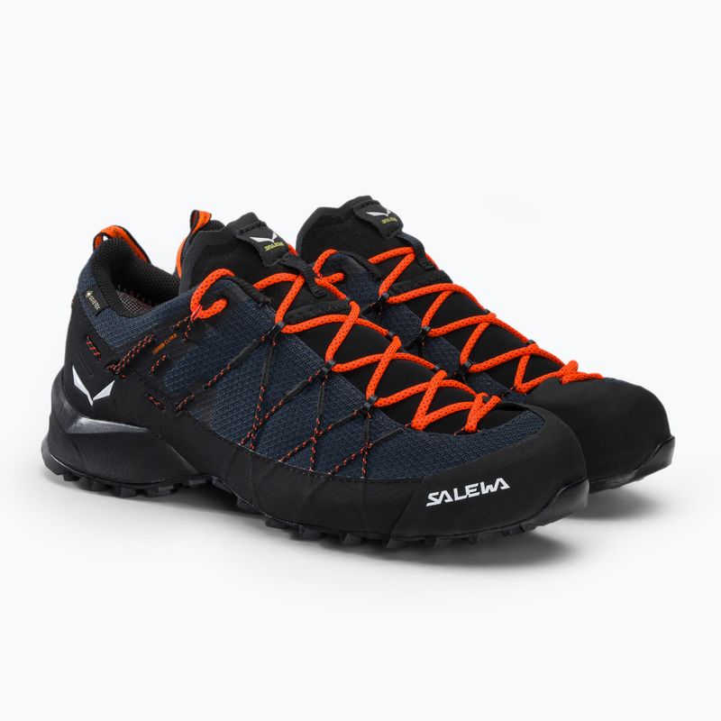 Salewa men's Wildfire 2 GTX approach shoe black-blue 00-0000061414 4