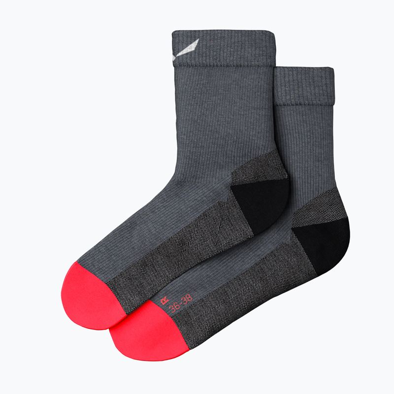 Women's trekking socks Salewa MTN TRN AM QRT grey 00-0000069031 5