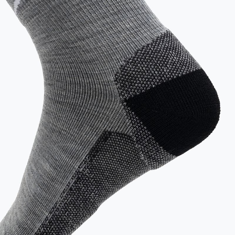 Women's trekking socks Salewa MTN TRN AM QRT grey 00-0000069031 3