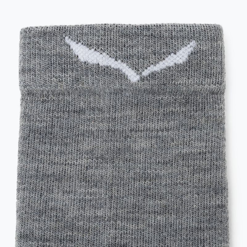 Women's trekking socks Salewa MTN TRN AM Crew grey 00-0000069032 3