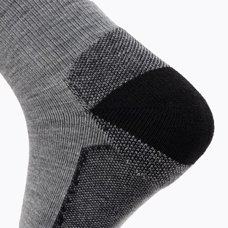 Men's trekking socks Salewa MTN TRN AM QRT grey 00-0000069034 4