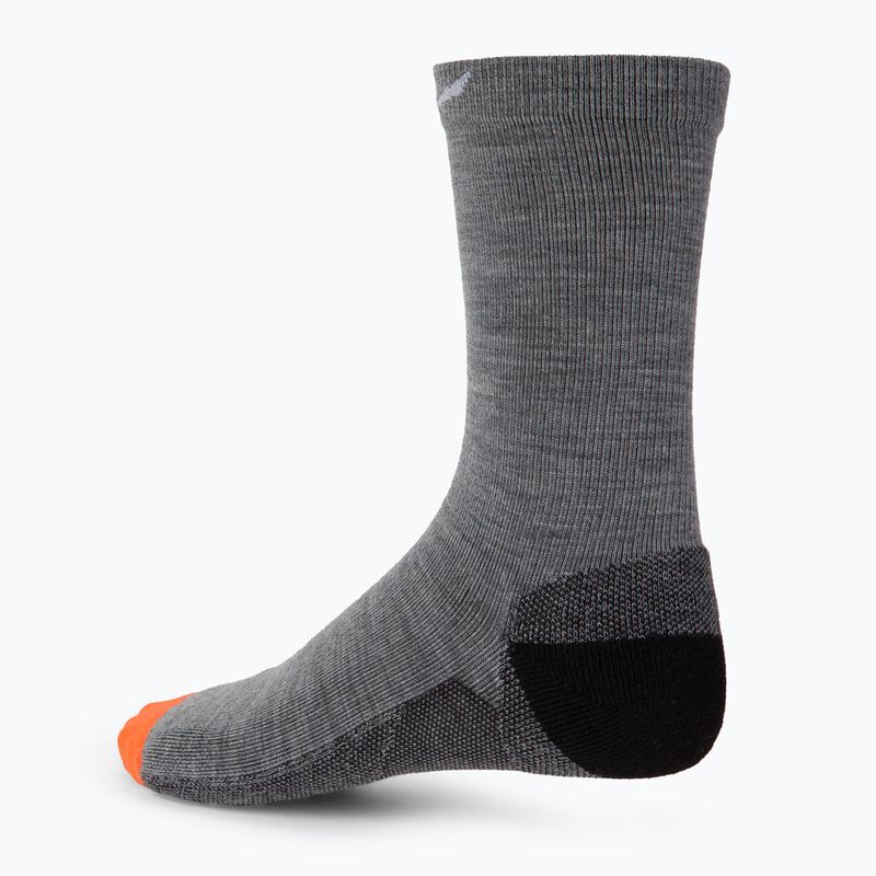 Men's trekking socks Salewa MTN TRN AM Crew grey 00-0000069035 2