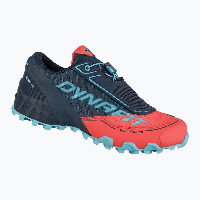 DYNAFIT Feline SL GTX women's running shoe hot coral/blueberry 8