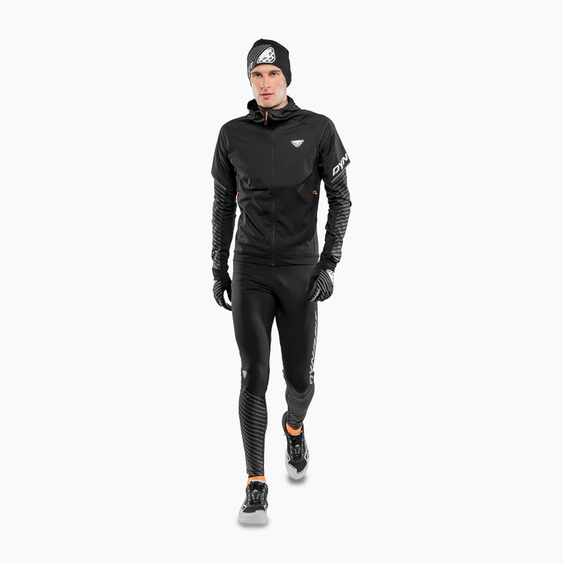 Men's DYNAFIT Alpine Reflective running jacket black out nimbus 2