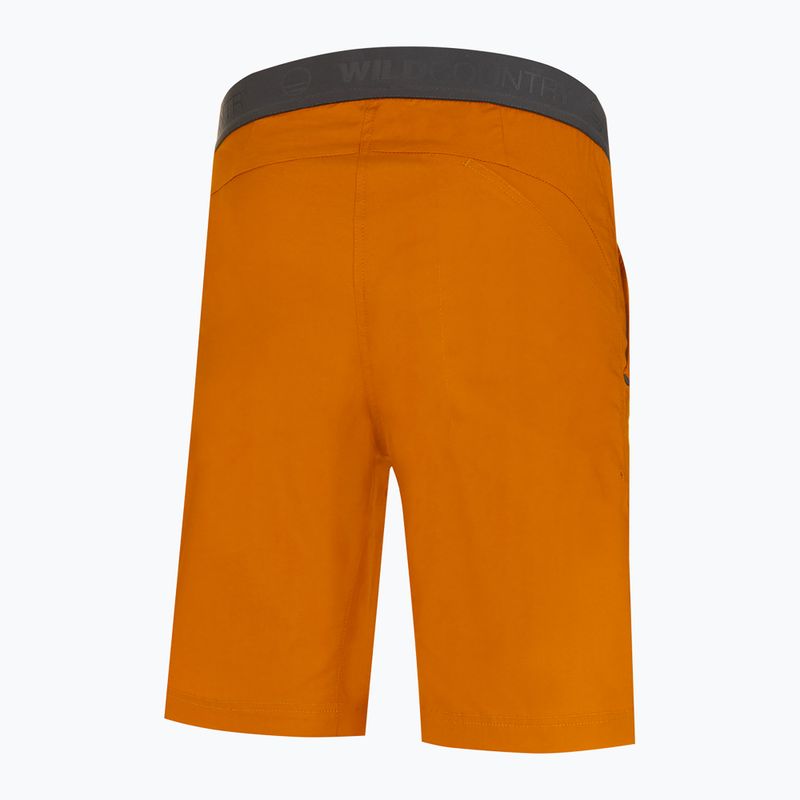 Men's Wild Country Session climbing shorts orange 40-0000095193 5