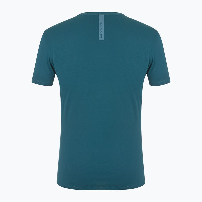 Wild Country Heritage men's climbing t-shirt blue 40-0000095240 2
