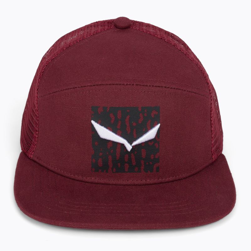 Salewa Pure Salamander Logo women's baseball cap red 00-0000028420 4
