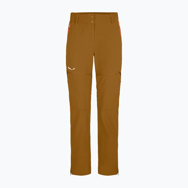 Women's trekking trousers Salewa Talvena 2 DST golden brown 7